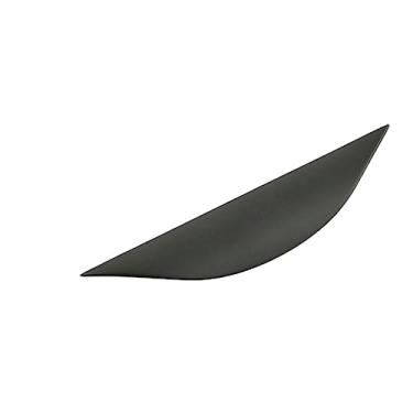 Imagem de Puxadores de armário de cobre dourado Puxadores de gaveta Preto Puxadores de cozinha Puxador de porta de armário Meia lua Puxador de móveis Ferragens para porta, preto 64 mm