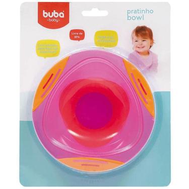 Imagem de Pratinho Fun De Bebê Rosa Com Ventosa Buba 5809