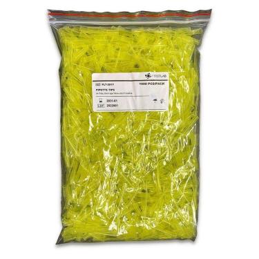 Imagem de Ponteira Micropipeta Amarela Tipo Gilson 1 A 200 Ul Com 1000