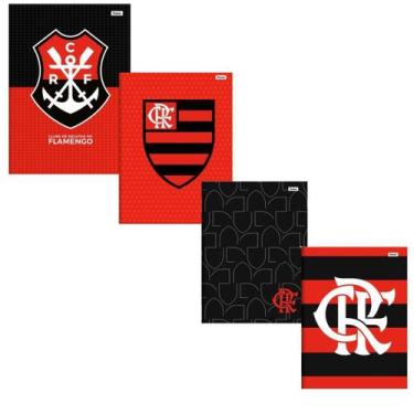 Imagem de Caderno Flamengo Mengão Brochurão 80 Fls Foroni