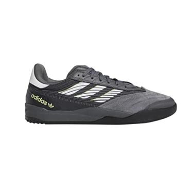 Imagem de adidas Tênis masculino de skate COPA Nationale cinza cinco/branco nuvem/limão pulsante, Cinza cinco/branco nuvem/lima pulsante, 10.5