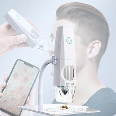 Imagem de MicroscóPio EletrôNico Adulto, MicroscóPio Digital, 2 MilhõEs De Pixels, AmpliaçãO De 1000X, Luz De ObservaçãO Conduzida, Conecte O Aplicativo Observar, Capaz De Tirar Fotos, Pesquisar E Estudar