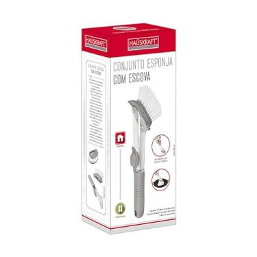 Imagem de Haüskraft, Esponja e escova com dispenser, Modelo: VSRA-004