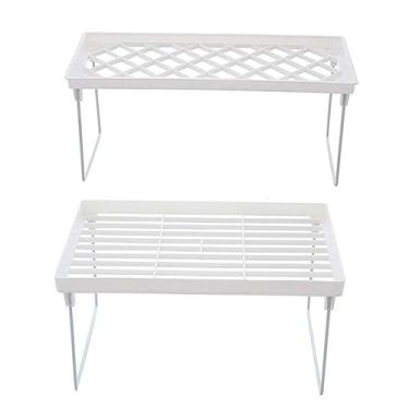 Imagem de Zerodeko Suporte Para Laptop 2 Peças Mesa Altura Monitor Estudante Prateleira Branca Caixa De Armazenamento Coreano Estacionário Elevador Prateleira Riser Rack De