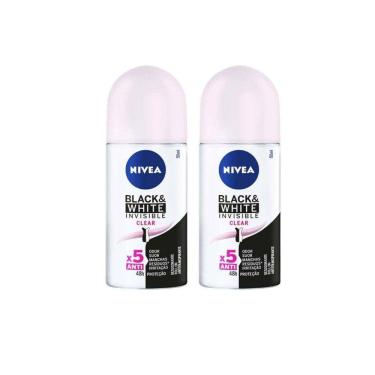 Imagem de Desodorante Roll-On Nivea 50Ml Fem Invisible Clear - Kit 2Un