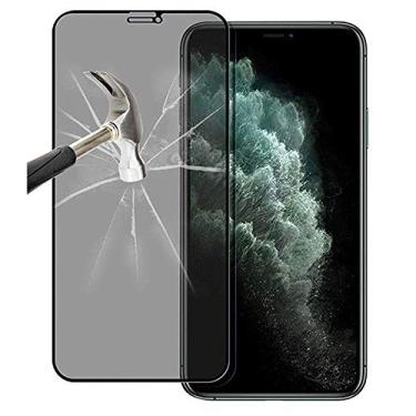 Imagem de 3 peças de vidro temperado de privacidade, para iPhone 12 mini 11 Pro X XS XR Max 6S 7 8 Plus Peeping Glare Anti Spy Protetor de tela para iPhone 11