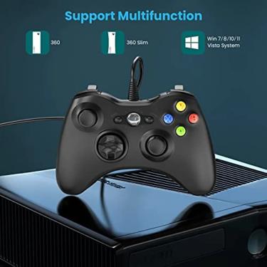 For Xbox 360 Wired Gamepad Support Win7/8/10 System Controle Joystick  Joypad For XBOX360 Slim/Fat Console USB PC Game Controller - AliExpress