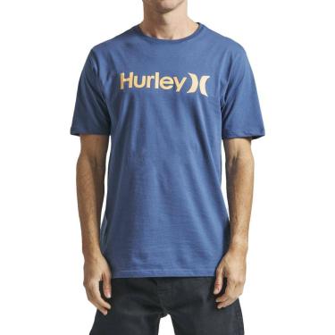 Imagem de Camiseta Hurley O&O Solid SM24 Masculina Azul Marinho