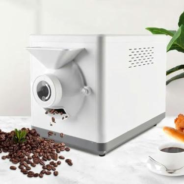 Imagem de Atualize Sua ExperiêNcia De Café Com O Novo Torrador De GrãOs De Café De 1600 W - Temperatura AjustáVel, Capacidade De Cozimento De 1,5 Kg, MáQuina Moderna Para Uso DoméStico (Branca)