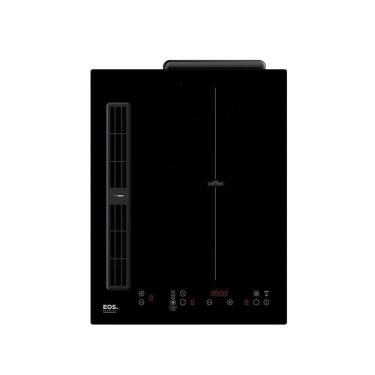 Imagem de Cooktop de Indução 2 Bocas EOS Premium com Coifa Embutida e Ions de Plasma EPCI02EC 220V