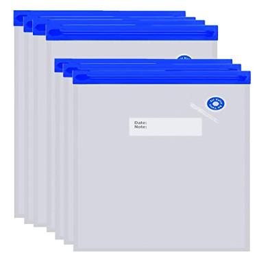 Imagem de Mantianstar 18 sacos para sous vide, 2 tamanhos grandes e médios, sacos seladores a vácuo mistos, livres de BPA, saco reutilizável para selar a vácuo, mantém a carne dos alimentos