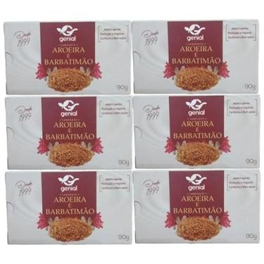 Imagem de 6 Sabonetes Barbatimão e Aroeira Natural Glicerinado