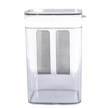 Imagem de Coador de iogurte, filtro de malha fina, filtro de iogurte grego AS PET aço inoxidável grande capacidade ferramenta de separação de soro de leite separador de umidade de queijo para casa