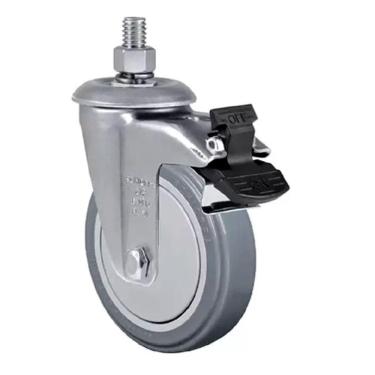 Imagem de Rodízio 4 POL Girátorio Com Freio e Pino GLEX 412 BDN G até 60Kg SCHIOPPA