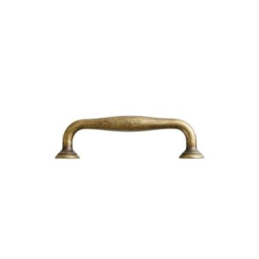 Imagem de Puxador retrô antigo de bronze, furo único, porta de armário, gaveta, liga de zinco, guarda-roupa, móveis, vs06