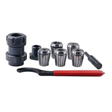 Imagem de New Lathe ER32 Sistema de mandril de cavilha para madeira 1/4 3/8 1/2 5/8 3/4 EUA