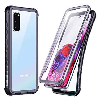 Imagem de Capa Anti-impacto Full Body 360º para Samsung Galaxy S20 - Preta/Hmaston