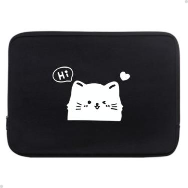 Imagem de Bolsa Para Notebook Laptop Macbook Executiva Masculina Feminina (Gato Hi, 14,1")