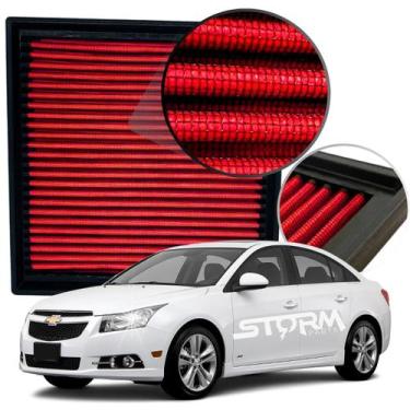Imagem de Filtro de ar Esportivo Cruze Sedan motor 1.8 16v ano 2012 a 2016 Ecote