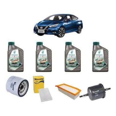 Imagem de Kit revisão troca de oleo versa 1.0 2015 diante selenia
