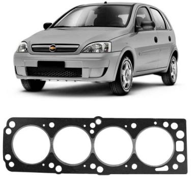 Imagem de Junta Cabeçote Motor Corsa Hatch 1.4 8v 2008 a 2012 Fibra Sabó - Sabo