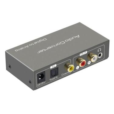 Imagem de Conversor de Audio Digital 192KHz para Analogico RCA LR Stereo P2 - HD