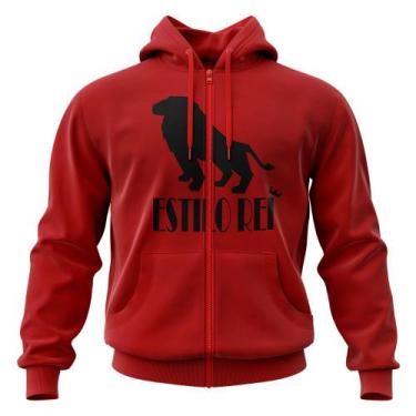 Imagem de Blusa Moletom Grosso C/ Touca e de Zipper C/ 40% De Desconto - Estilo 