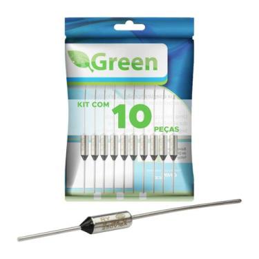 Imagem de 10x Fusível Térmico 16a 192 192 Graus 110v 127v 220v 250v - GREEN