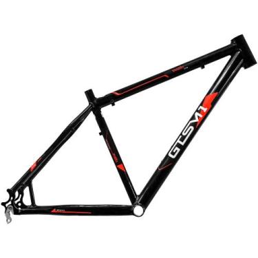 Imagem de Quadro Aro 26 Gts m1 Walk New Alumínio - GTSM1, 19, Preto, Vermelho