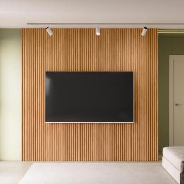 Imagem de Painel Decorativo Ripado para Parede Mahalo 260x250 MDP Nature G77 - G