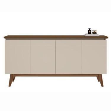 Imagem de Buffet Classic 1.8 Off White/Freijó 64575 Sala de jantar Imcal Móveis