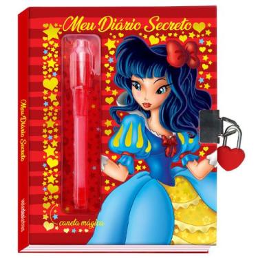 Imagem de Meu diário secreto: branca de neve - com caneta mágica - Vale Das Letr
