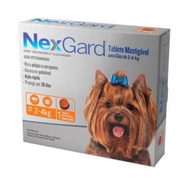 Imagem de Nexgard Antipulgas E Carrapatos Cães De 2 A 4kg