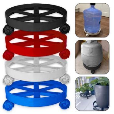 Imagem de Suporte Base Apoio de Plástico para Botijão de Gás, Galões, Vasos Plan