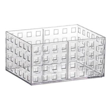 Imagem de Organizador Empilhavel Transparente 16x11,5x8cm 841 Quadratta Paramoun