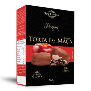 Imagem de Biscoito de Torta de Maçã Sem Glúten Linha Premium Seu Divino 120g