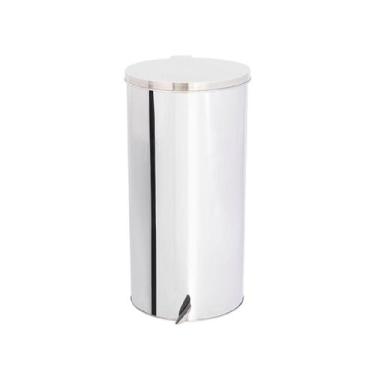 Imagem de Lixeira com Tampa Pedal de Aço inox 30x70cm 60 litros - JJ.P3070 - JJ 
