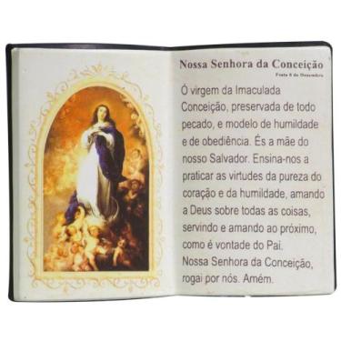 Imagem de Livro de Oração Imaculada Conceição Resina Religioso - Zona Livre