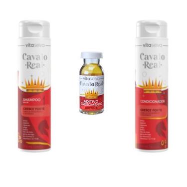 Imagem de Vita Seiva Cavalo Real Cresce Forte 03 Produtos (Shampoo/Condicionador