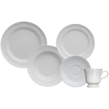 Imagem de Aparelho de Jantar Jogo de Chá 20 Peças Germer - Porcelanas Redondo Re