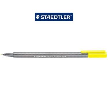 Imagem de Caneta Fineliner Triplus STAEDTLER 0.3mm Ponta Fina, Amarelo Neon-101