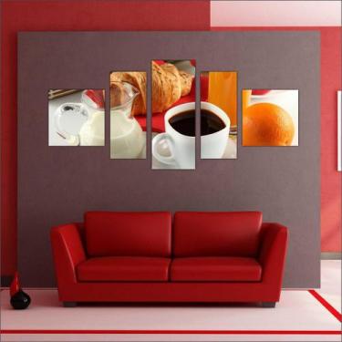 Imagem de Quadro Decorativo Padarias Bolo Cafeterias Decorações 5 Peças TT1 - Vi