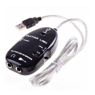 Imagem de Guitar Link - Adaptador Conversor P10 Violão Guitarra Computador PC