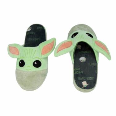 Imagem de Chinelo de Quarto Geek Pantufa Baby Yoda Oficial Star Wars - Zona Cria