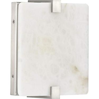 Imagem de Progress Lighting Arandela de parede LED Alabastro Pedra de níquel escovado ADA 8,50 x 8,00 x 8,00