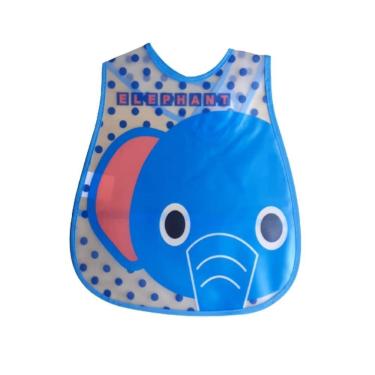 Imagem de Babador Avental Plástico Forte Impermeável Bebe Alimentação