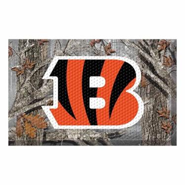 Imagem de FANMATS Tapete raspador Cincinnati Bengals 18949 cor 48 x 76 cm (camuflagem da NFL)