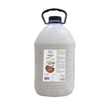 Imagem de Sabonete Liquido Pet Clean  Coco para cães e gatos - 5 litros Shampoo 