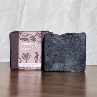 Imagem de Sabonete de argila preta com castanha da india  Desintoxicante - Maria