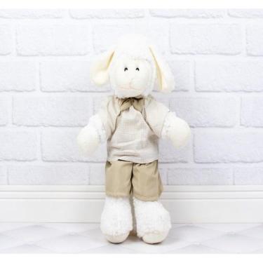 Imagem de Pelucia ovelha fufy 26 cm - shorts e camisa xadrez  - CKD CONFECÇÕES, 